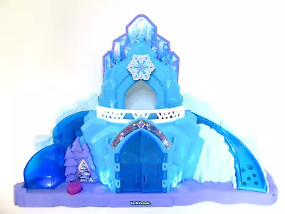 Buy Disney Frozen Little People Elsa's Musical Light Up Palace Castle Dolls House • 19.99£