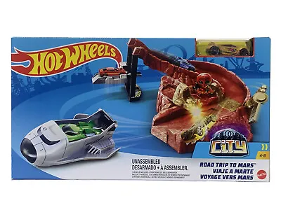 Buy Hot Wheels City Road Trip To Mars Set GGF91 Includes 1 Car Age 4-8 Years • 14.99£