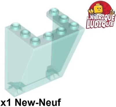 Buy LEGO 1x Windscreen 3x4x4 Pare Windscreen Inverted Blue Trans Light Blue 72475 • 1.37£