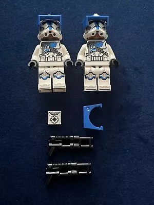 Buy LEGO Star Wars 501st Clone Heavy Trooper Minifigure, Sw1247 X2 With Spare Parts • 11.99£