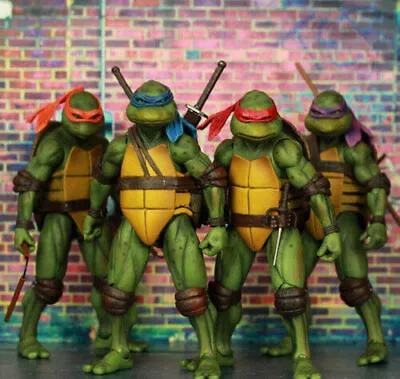 Buy Ninja Turtles 1990 Movie 7  NECA TMNT Teenage Movable Toys Mutant Action Figure • 16.99£