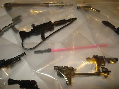 Buy Star Wars 100% Original POTF 2 Weapons Figures Accessories Blaster Rifle Kenner • 5.99£