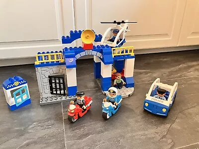 Buy Lego Duplo Police Station - Figures, Car, Helicopter Plus More • 12.99£