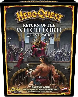 Buy Avalon Hill HeroQuest Return Of The Witch Lord Quest Game Pack F4193 Hasbro • 29.99£