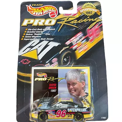 Buy Hot Wheels Pro Racing 1997 David Green #96 Caterpillar 1:64 NASCAR Diecast  • 7.53£