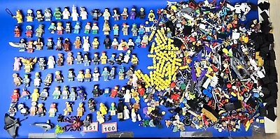 Buy LEGO Bundle - Over 1.25 Kg Of Minifigures Accessories & Weapons Etc  • 250£