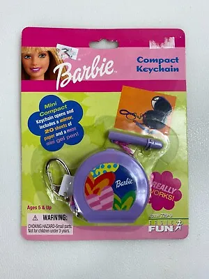 Buy Barbie Compact Keychain New Sealed 2000 Basic Fun Mini Travel Stocking Stuffer • 17.03£