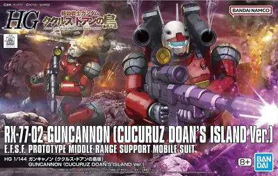 Buy Bandai HG 1/144 RX-77-02 Guncannon (Cucuruz Doan's Island Ver.) [4573102653154] • 27.06£