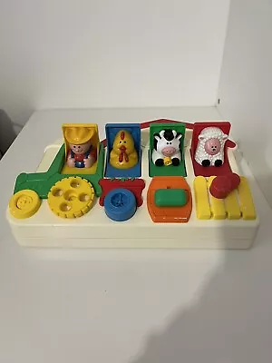 Buy Vintage Fisher Price Pop Up Twist, Push, Move, Turn Pre School Toddler Toy • 14.99£