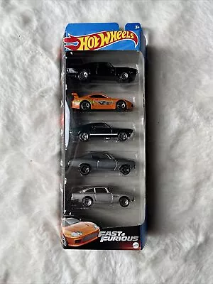 Buy Hot Wheels Fast And Furious 5 Pack Supra Mustang Charger DB5 Chevelle HLY70 • 9.99£