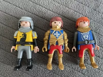 Buy Playmobil Toy People Figures X3. Castle Knights, Very Good Condition • 4.99£