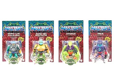 Buy Masters Of The Universe Origins Wave 14 Set Of 4 Figures Mint Case Fresh • 89.99£
