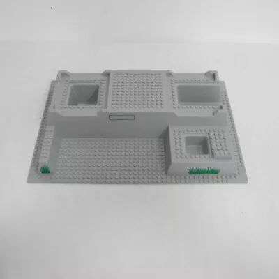 Buy LEGO Baseplate, Raised 32x48x6 With Level Front With Plants And Vent Pattern • 14.16£
