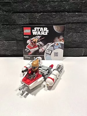Buy Lego Star Wars 75263 Resistance Y-Wing Microfighter 100% Complete And Manual • 9.95£