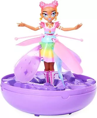 Buy HATCHIMALS Pixies, Crystal Flyers Rainbow Glitter Idol Magical Flying Toy Doll • 30.77£