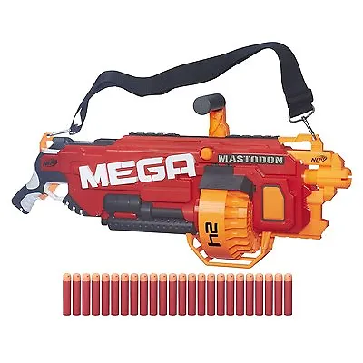 Buy Nerf Mega Mastodon Dart Blaster - Fully Motorized Kids Toy Gun  • 126.45£