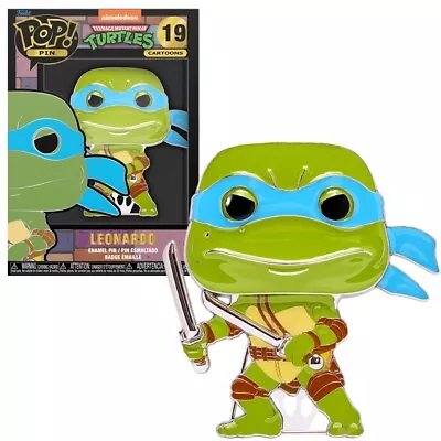 Buy Funko POP! Leonardo Teenage Mutant Ninja Turtles Large Enamel Pin #19 New • 12.99£