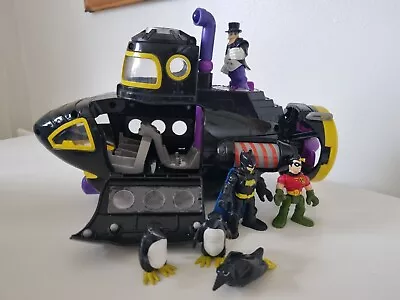 Buy Fisher Price Imaginext Penguin Submarine Batman, With Missles & 2 Extra Figures • 14.99£