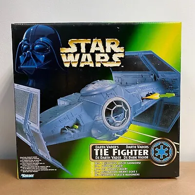 Buy Star Wars The Power Of The Force Darth Vader's Tie Fighter Kenner 1998 • 85£
