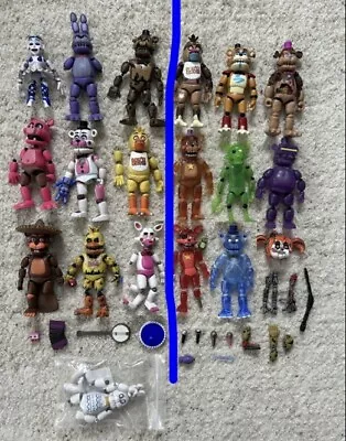 Buy Five Nights At Freddy's Fnaf Figures Bundle Job Lot Complete Figs And Parts • 175£