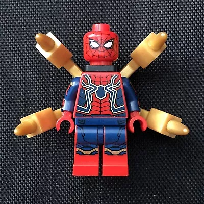 Buy LEGO Marvel Super Heroes Iron Spider-Man Minifigure | Sh510 | 76108 | VGC • 27.99£