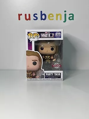 Buy Funko Pop! Marvel What If…? Party Thor Special Edition #877 • 22.99£