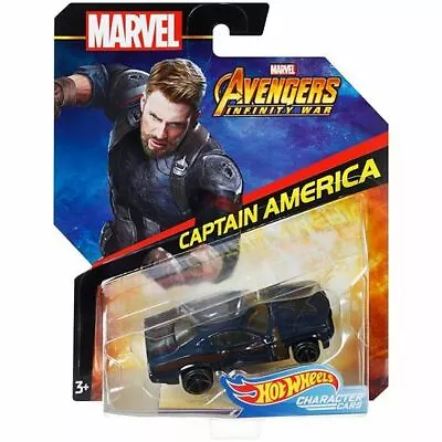 Buy NEW Hot Wheels Marvel Avengers Infinity War Die-Cast Vehicle - Cpt America   • 9.95£