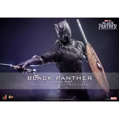 Buy Hot Toys Movie Masterpiece Black Panther 1/6 Scale Figure Original Suit Mms671 • 447.14£