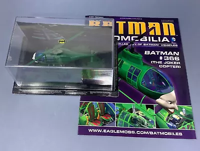 Buy Eaglemoss Batman Automobilia Batman The Joker Copter 366 No.64 • 11.55£