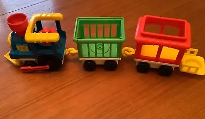 Buy VINTAGE FISHER PRICE CIRCUS TRAIN WITH 2 Wagons • 9£