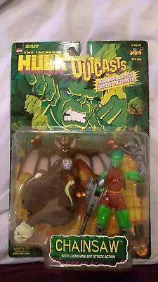 Buy 1997 Toybiz Toy Biz Incredible Hulk Outcasts Chainsaw New Sealed Action Figure • 30£