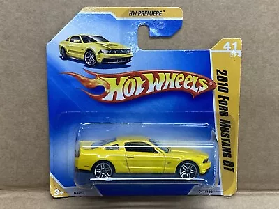 Buy Hot Wheels 2010 Ford Mustang Gt In Yellow • 4.99£