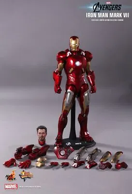 Buy Hot Toys 1/6 Marvel Avengers Mms185 Iron Man Mk7 Mark Vii Action Figure • 358.99£