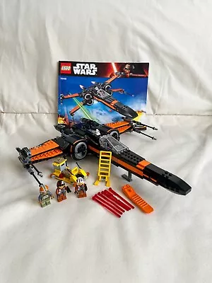 Buy Lego Star Wars 75102 Poe's X-Wing Fighter 100% Complete Minifigures Instructions • 44.99£