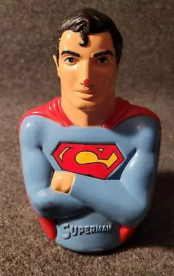 Buy Vintage 1974 MEGO Superman 8  Plastic Super Savers Bank Collectible RARE L3 • 72.32£