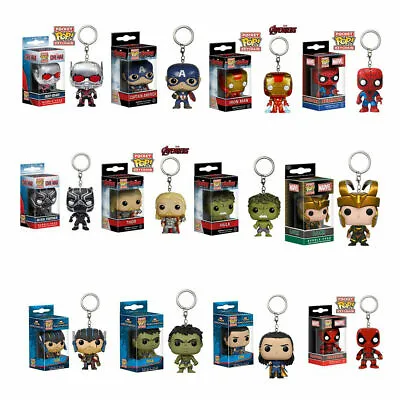 Buy Gift Funko Bag POP Keychain Groot Black Panther Spider Man Avengers League UK • 7.19£