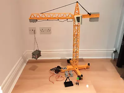Buy Vintage 2001 Playmobil 3262 Construction Electronic Crane - Not Working - Spares • 20£