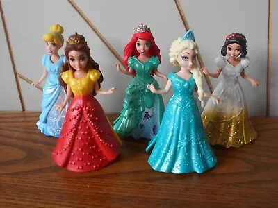 Buy DISNEY PRINCESS Clip On Dress Dolls MATTEL MAGICLIP Ariel, Snow White, Elsa ++ • 24.99£