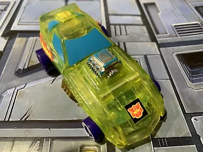 Buy Vintage Bandai Transformers G2 Neon Transparent Warrior Sparkabot Sizzle 💥 • 15.95£