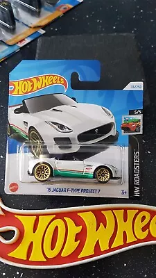 Buy Hot Wheels ~ '15 Jaguar F-Type Project 7, White, S/Card.  More NEW Jag's Listed! • 3.99£