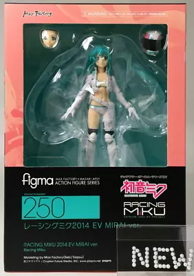 Buy Racing Miku Hatsune 2014 EV Mirai Figma 250 Vocaloid Action Figure Max Factory • 109.15£