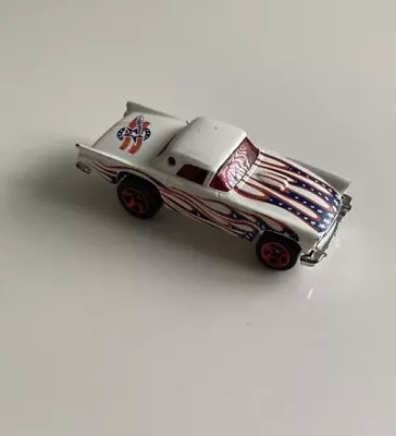 Buy RARE 1977 Hot Wheels Thailand - 57 T-Bird White With Stars & Flames • 4£