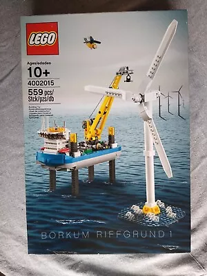 Buy NEW & SEALED - RARE LEGO 4002015 Borkum Riffgrund 1 Wind Turbine - Employee Gift • 165£