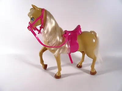 Buy Barbie Horse Tawny Palomino With Saddle And Bridges As Pictured (14047) • 9.95£