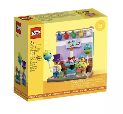 Buy LEGO Birthday Diorama RARE Limited Edition 40584 With Cake Balloons New Sealed • 17.99£