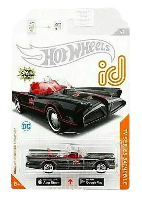 Buy RARE 2020 Hotwheels ID DC TV Series Batmobile #6/8 Transparent Chasis NEW IN BOX • 49.99£