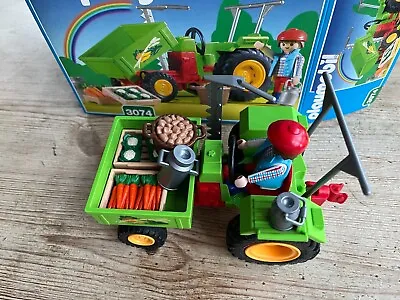Buy Playmobil Vintage Farm Harvester Tractor 3074, Complete • 19.99£