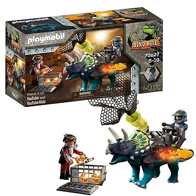 Buy Playmobil Dino Rise Triceratops: Battle For Lry Stones Dinosaur Playset • 19.99£