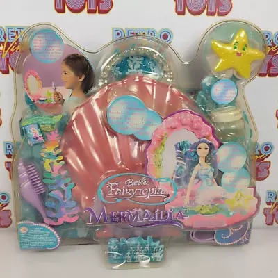 Buy Barbie Fairytopia Mermaidia Vanity! 2005 Mattel Playset Elina Bubbles Shell • 166.53£