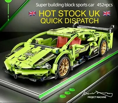 Buy Technic Sport Racing Car  Building Blocks 504+ Pcs. • 19.98£